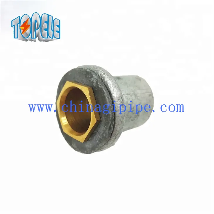 Prirubnička spojnica s navojnim cijevima s olovnom podloškom i mesinganom čahrom