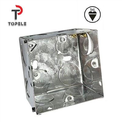 3*3 35mm dubina izbačena pocinčana metalna razvodna kutija